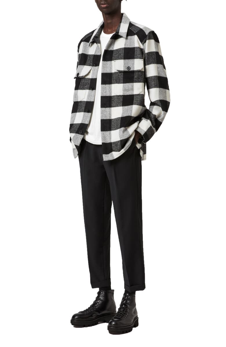 AllSaints Prinzen Buffalo Check Shirt, Alternate, color, 