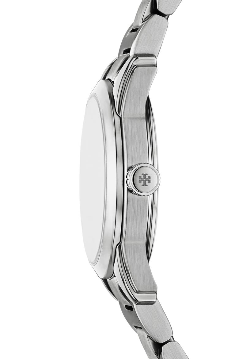 The Small Miller Bracelet Watch, 28mm, Alternate, color, SILVER/PINK