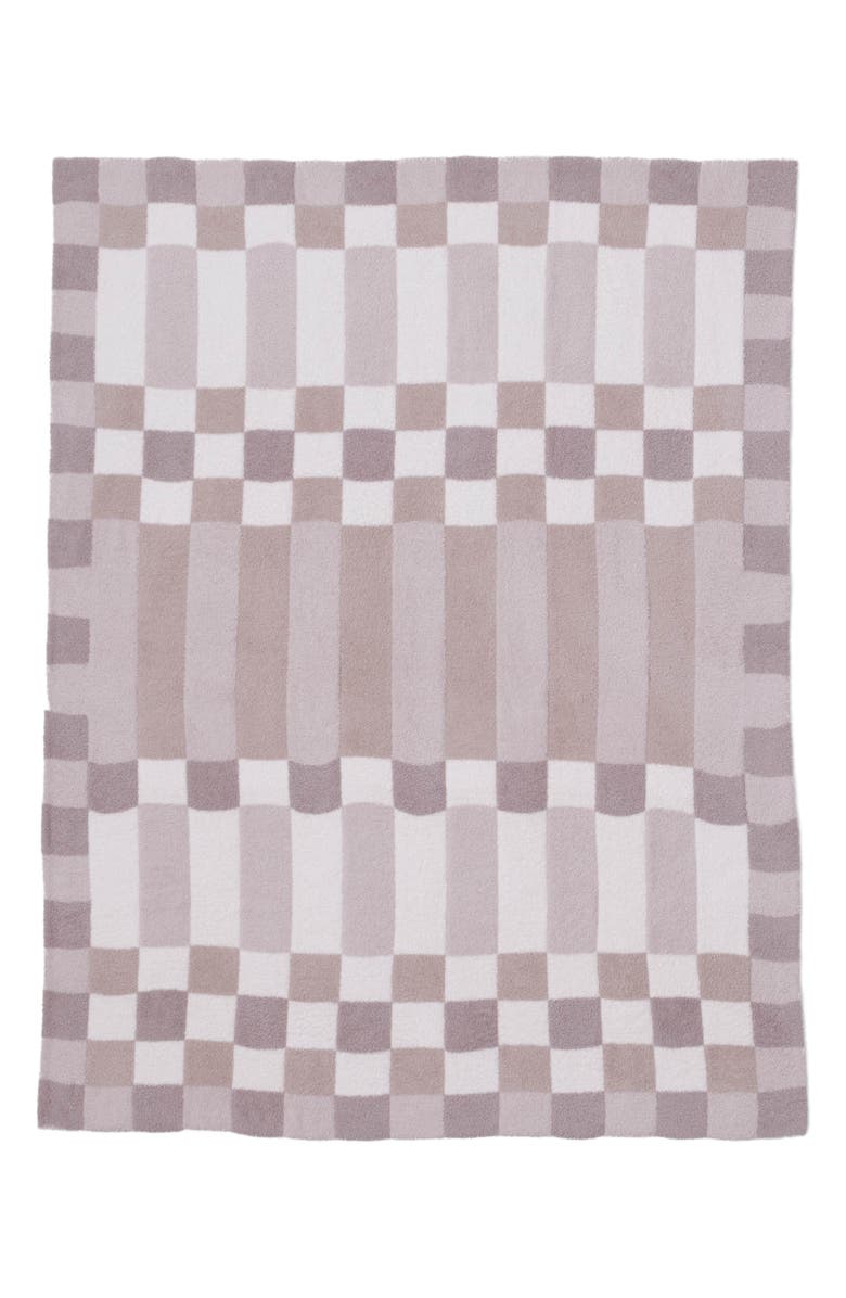 Barefoot Dreams<sup>®</sup> CozyChic Checkerboard Throw Blanket, Alternate, color, Sahara Multi