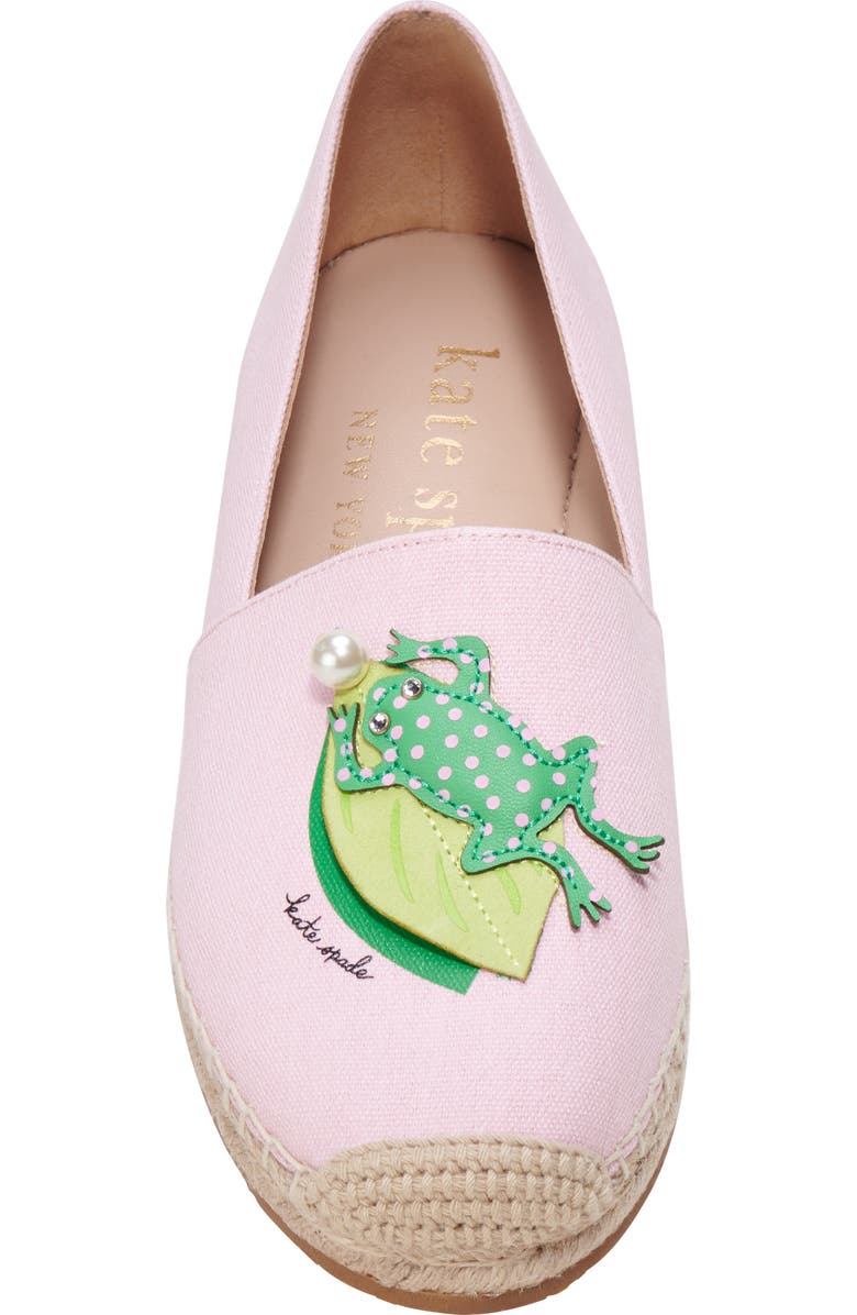Kate Spade New York ribbit espadrille, Alternate, color,