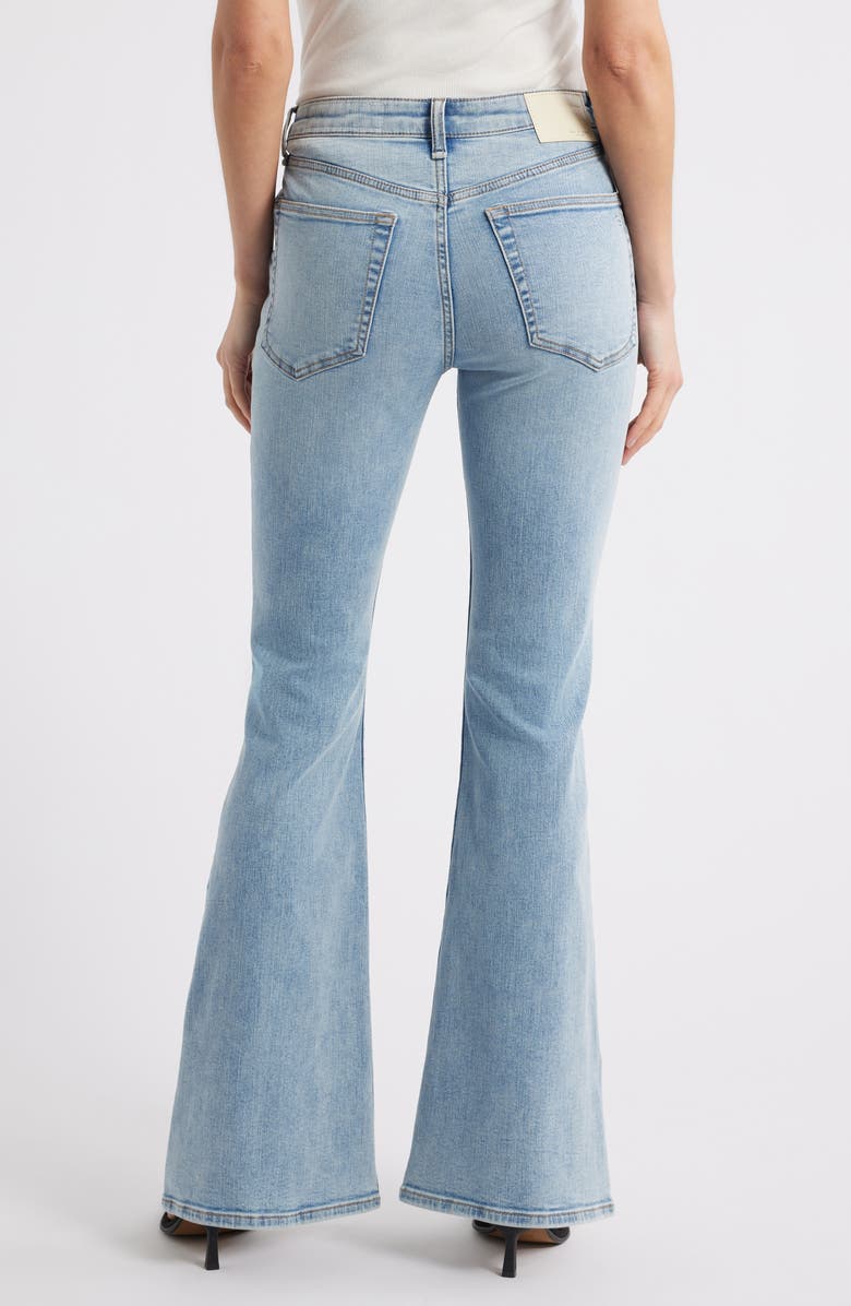rag & bone Flexi Dahlia Mid Rise Flare Leg Jeans, Alternate, color, Lou