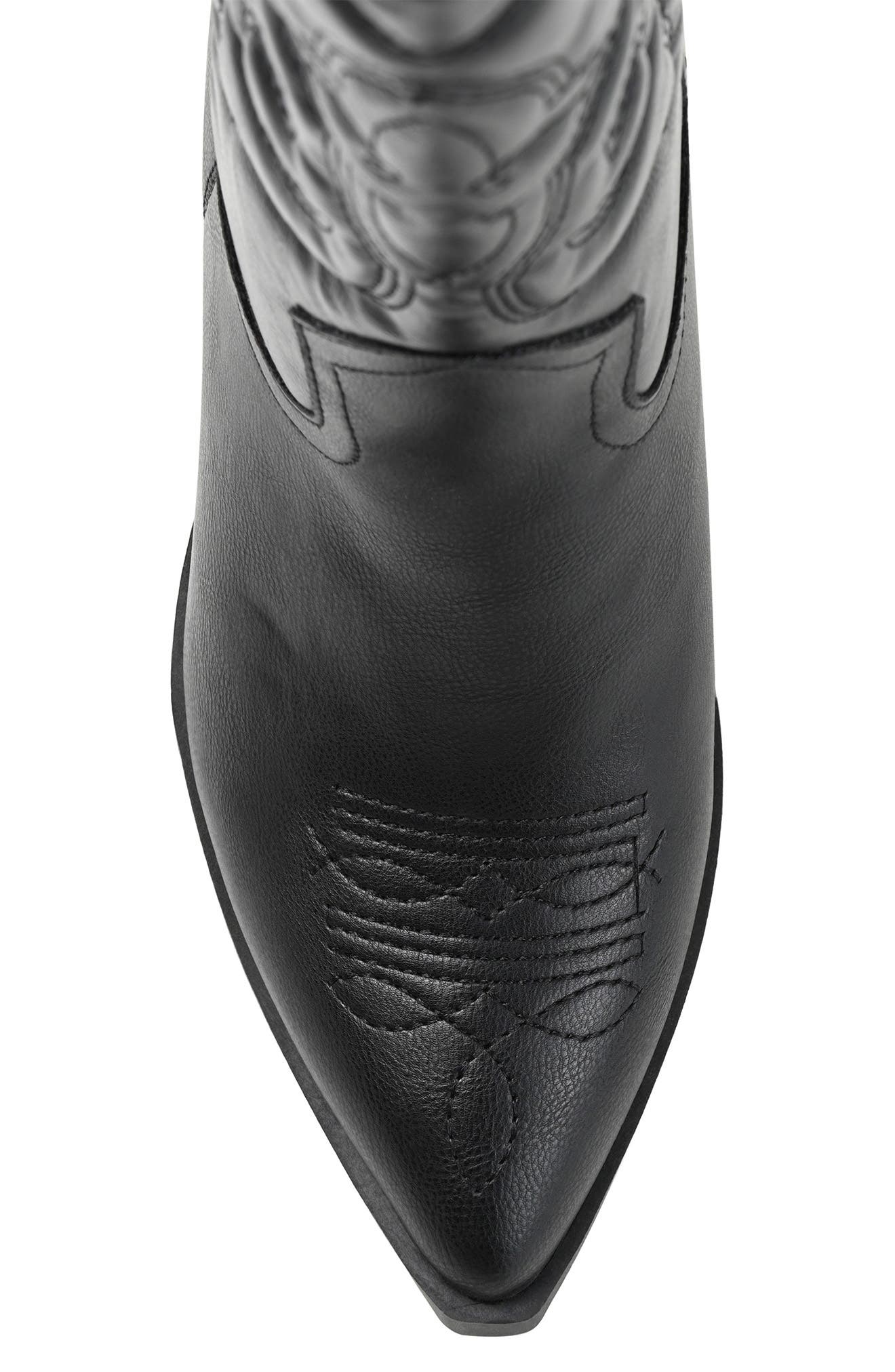 Journee Collection Chantry Western Boot, Alternate, color, Black