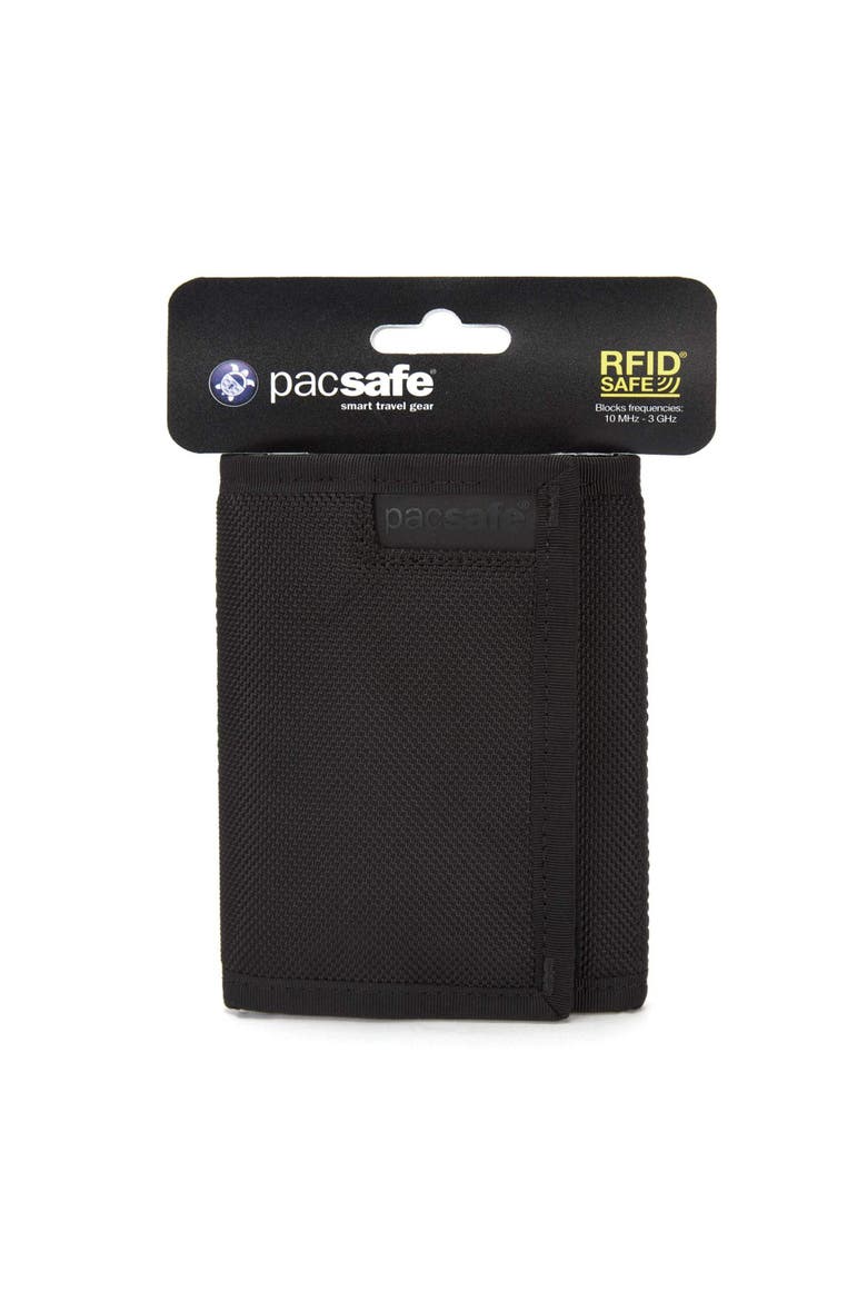 RFIDsafe Z50 Trifold Wallet, Alternate, color, Black