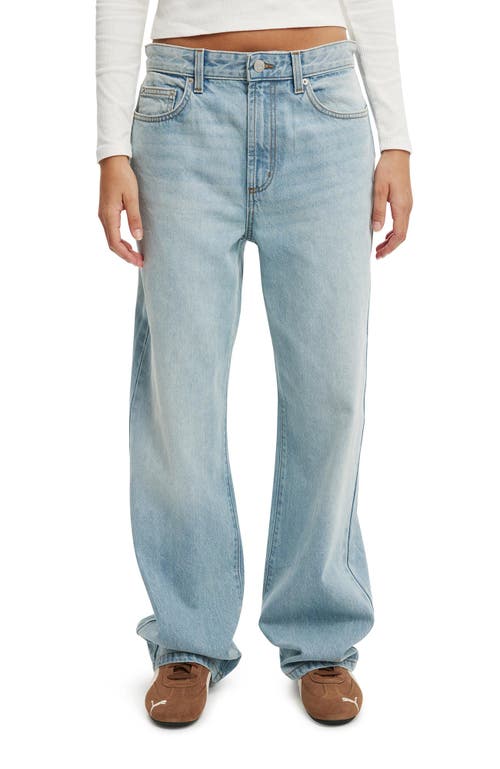 Cotton On 91 Straight Jean In Rush Blue