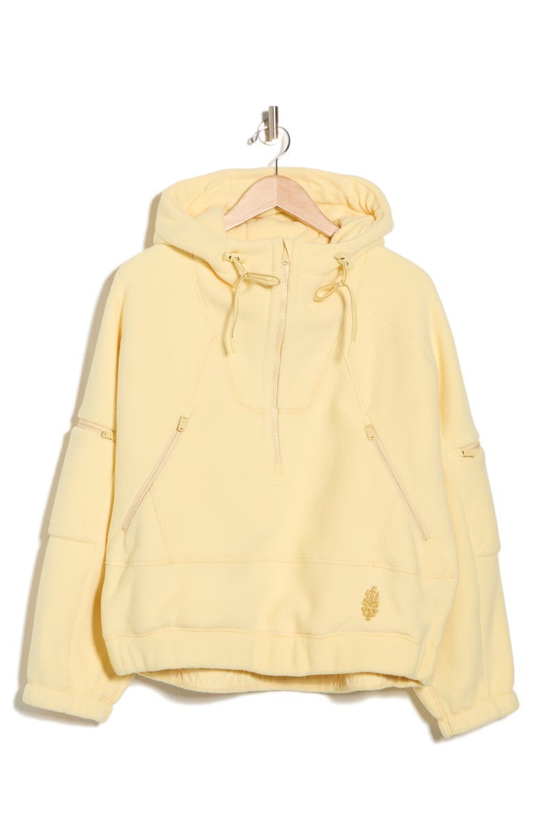 FP Movement by Free People Wild And Free Fleece Pullover, Alternate, color, Sunlit Yellow