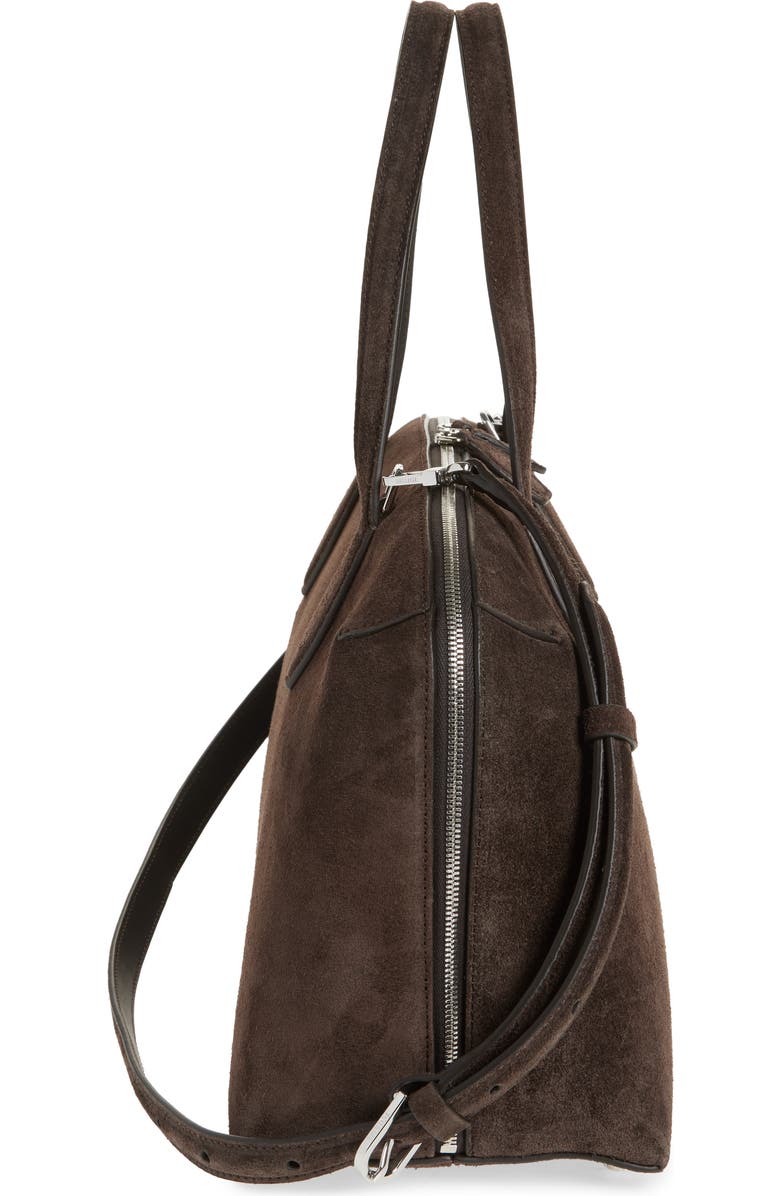 TOTEME Medium Day Suede Tote, Alternate, color, Brown