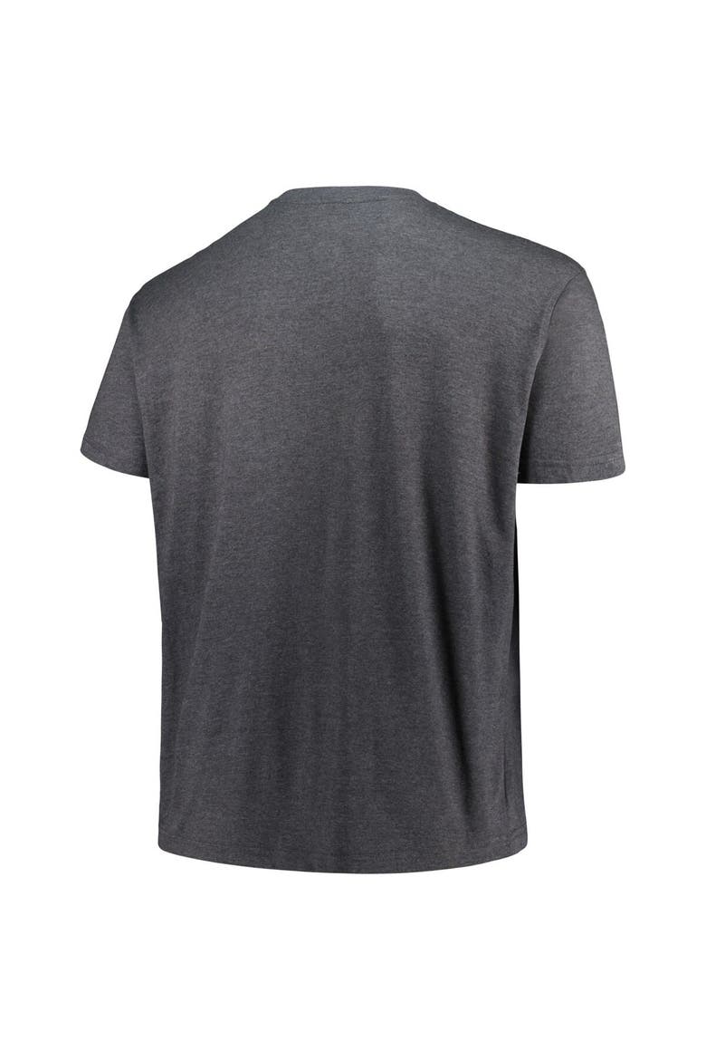 Men's Profile Heather Charcoal Texas A&M Aggies Big & Tall Team T-Shirt, Alternate, color, Heather Charcoal