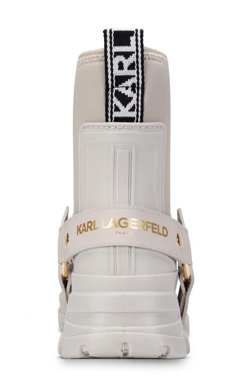 Karl Lagerfeld Paris Ranelle Rain Boot In Neutral