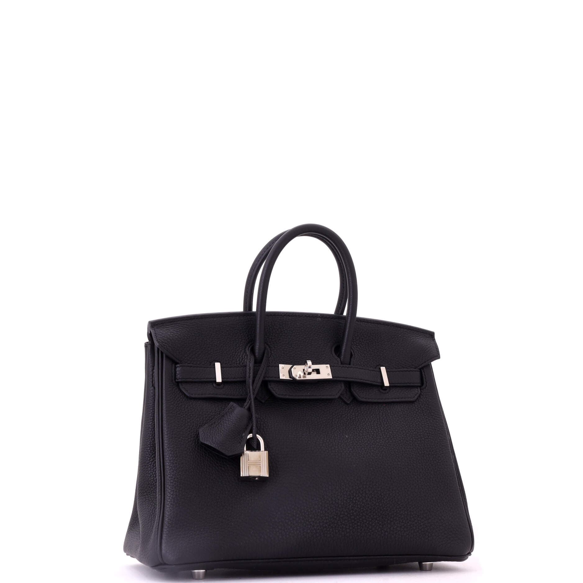 Birkin Handbag Black Togo with Palladium Hardware 25, Alternate, color, Black