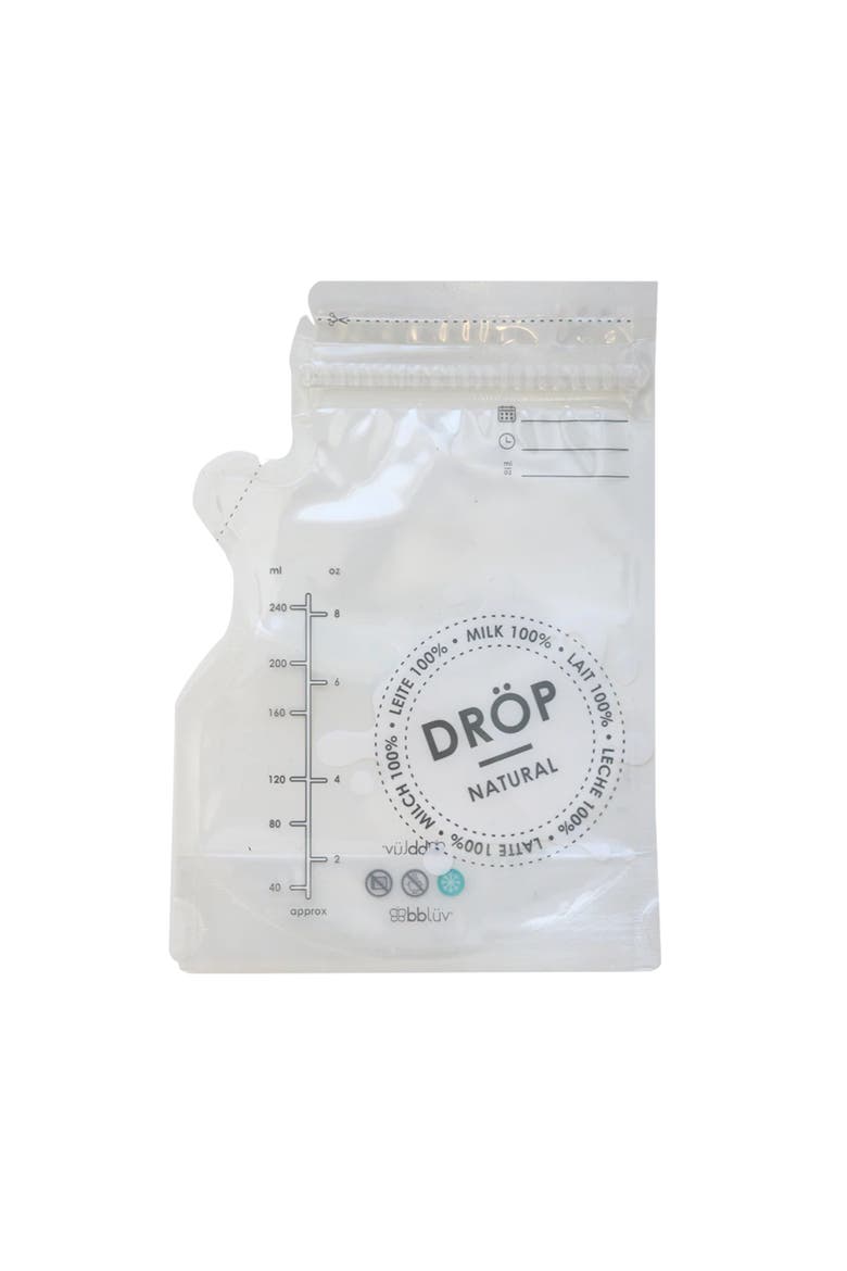 Drop - Breastmilk Storage Bags, Main, color, White
