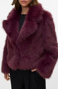 VERO MODA Nora Faux Fur Coat