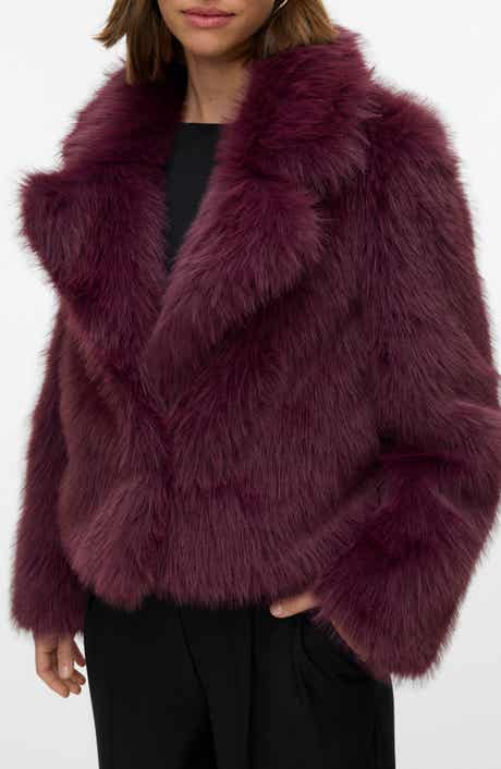 VERO MODA Nora Faux Fur Coat