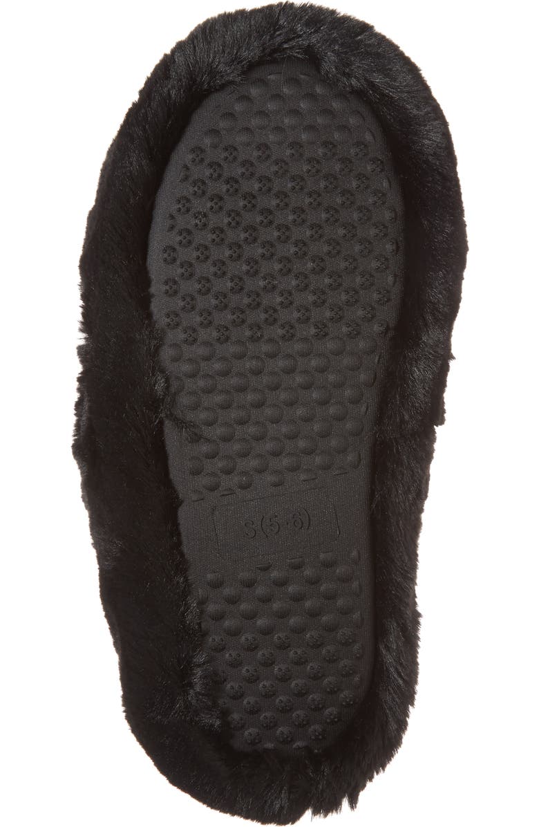 Steve Madden Comfy Faux Fur Slipper, Alternate, color,