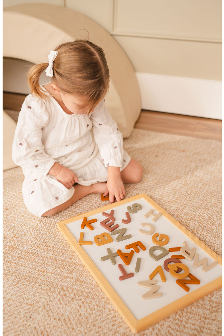 Alphabet Magnetic Letters and Whiteboard Set, Alternate, color, Neutral