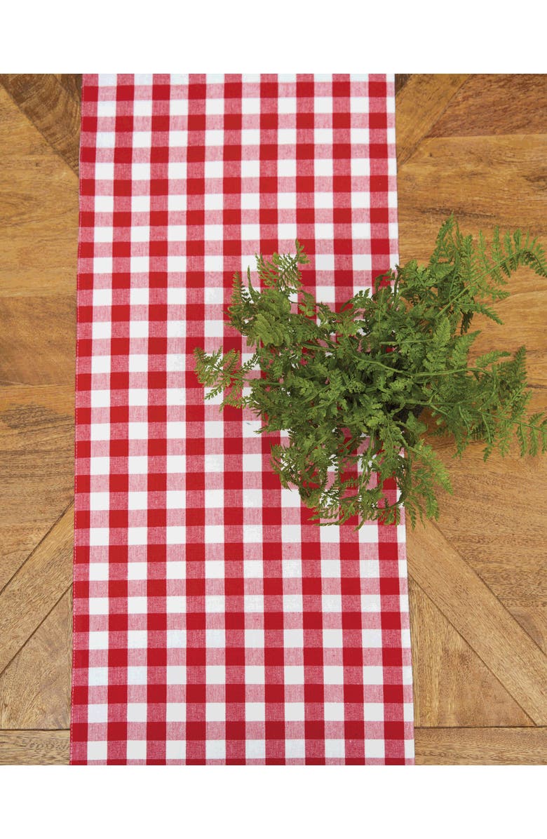 C&F Home Ashford Red Table Runner 13" x 72", Alternate, color, Red