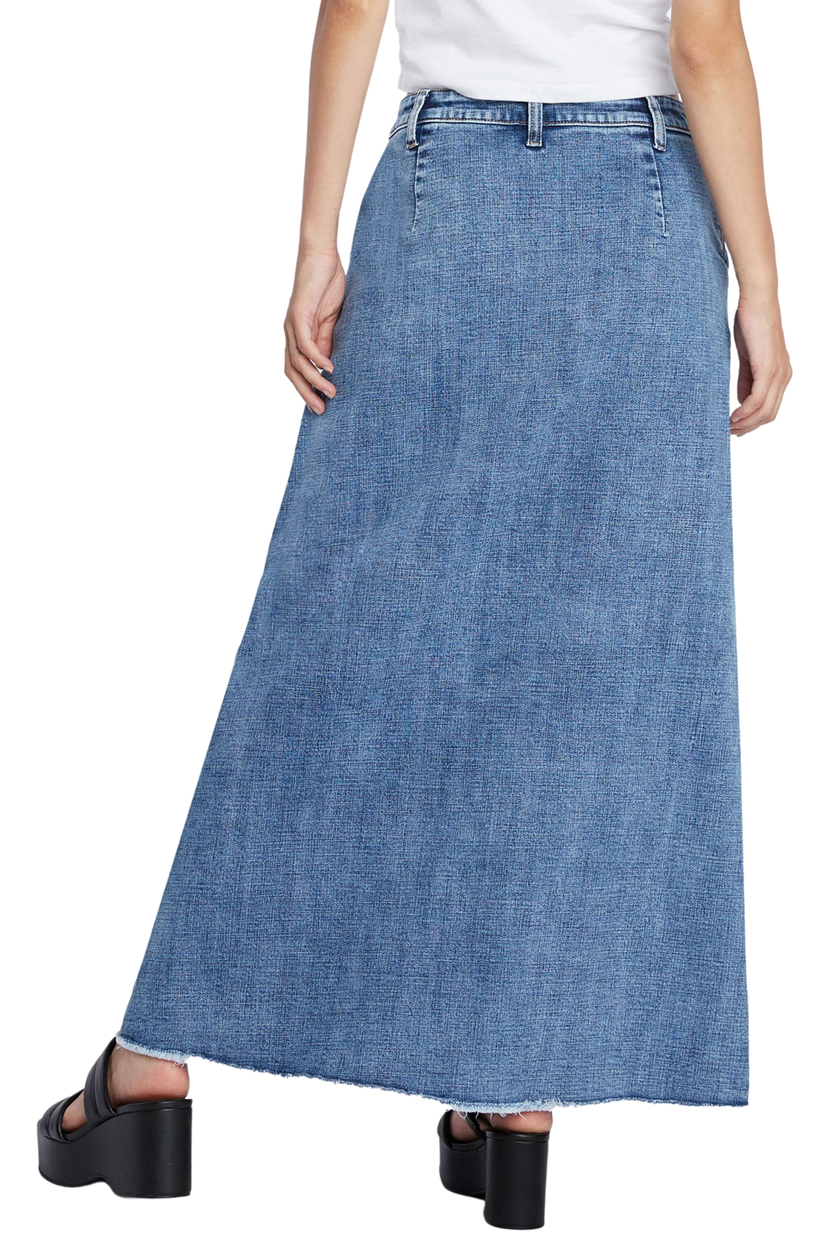 Tory Denim Maxi Skirt - image 4