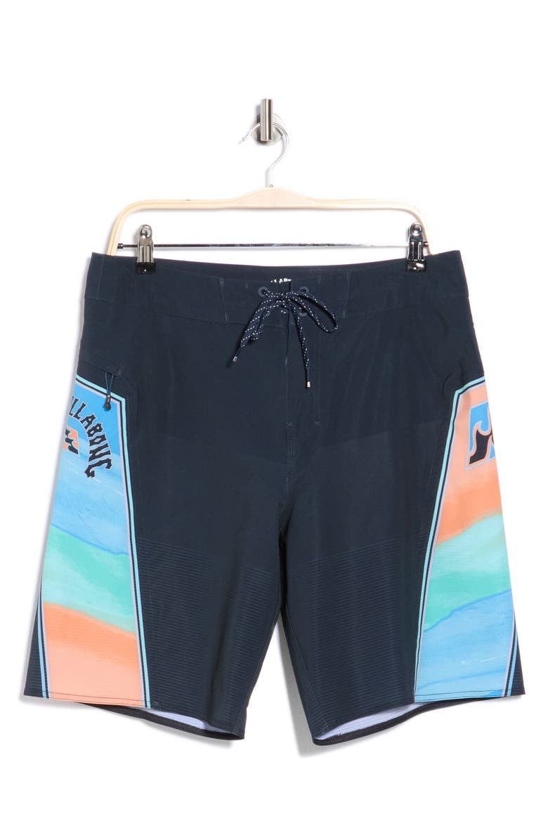 Billabong Straddie Airlite Board Shorts, Alternate, color, Navy