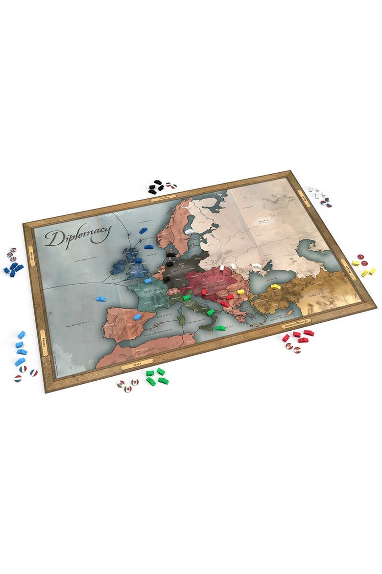 Diplomacy - Renegade, Europe 20th Century Strategy Board Game Ages 12+, Alternate, color, Multicolored