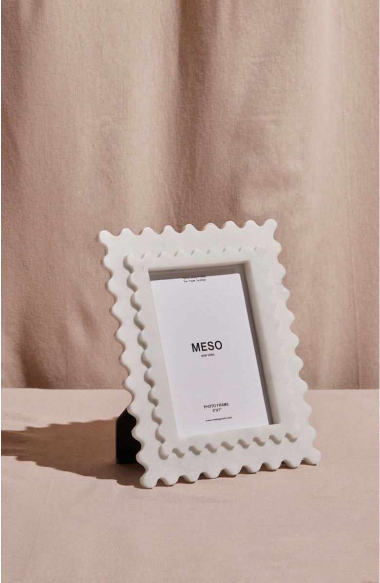 Meso Goods Lu Marble Frame, Alternate, color, White
