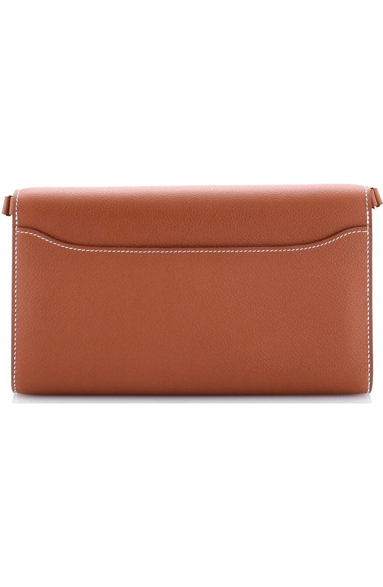 Pre-Owned Hermes Constance To Go Wallet Evercolor, Alternate, color,