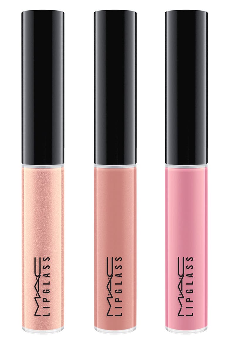 MAC Mini Lipglass Trio, Main, color, NO COLOR