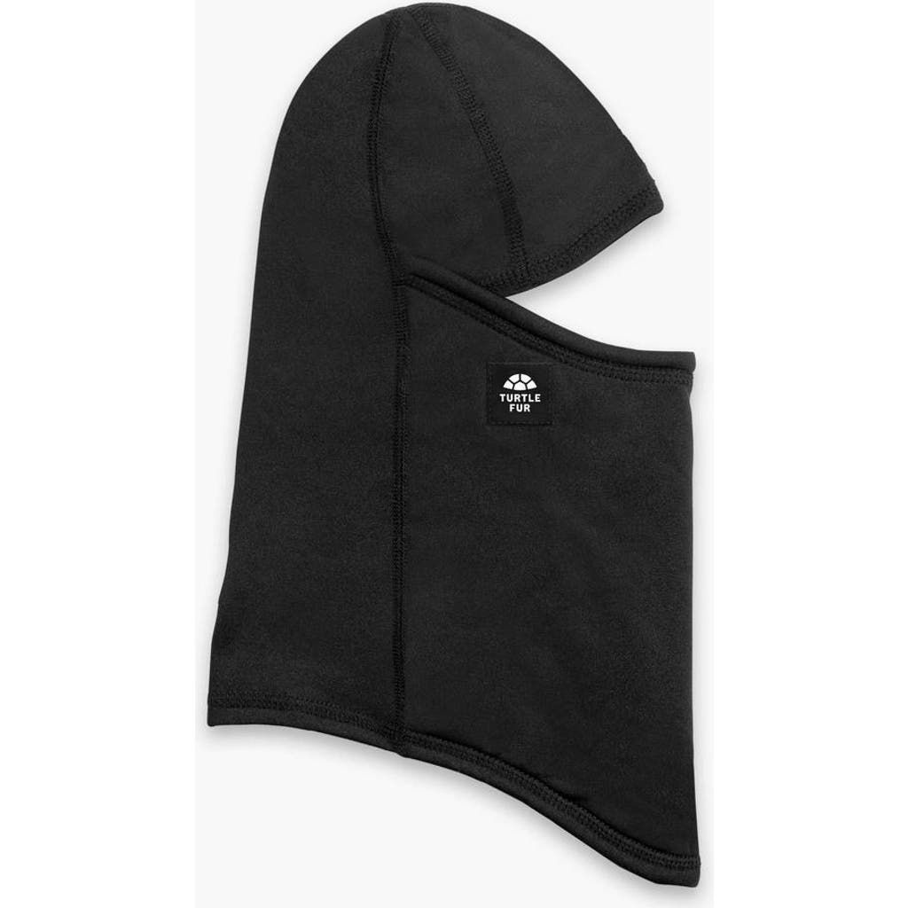 Turtle Fur Plush Lined Quantum Balaclava In Black
