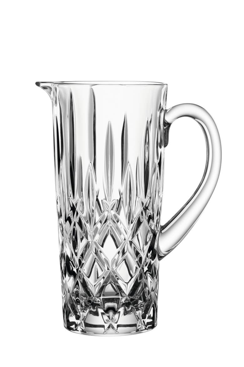 Noblesse 40.2 ounce Glass Pitcher, Main, color, Clear