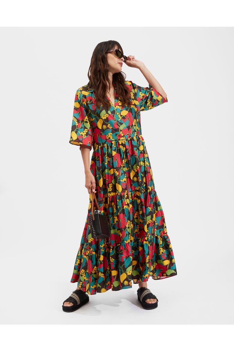 The J Dress Vines Brown, Main, color, Vines Brown