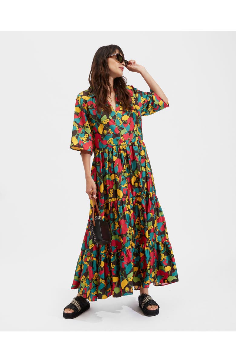 La DoubleJ The J Dress Vines Brown, Main, color, Vines Brown