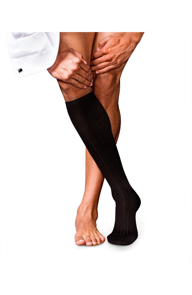Falke No. 2 Cashmere Luxury Dress Socks, Main, color, Black