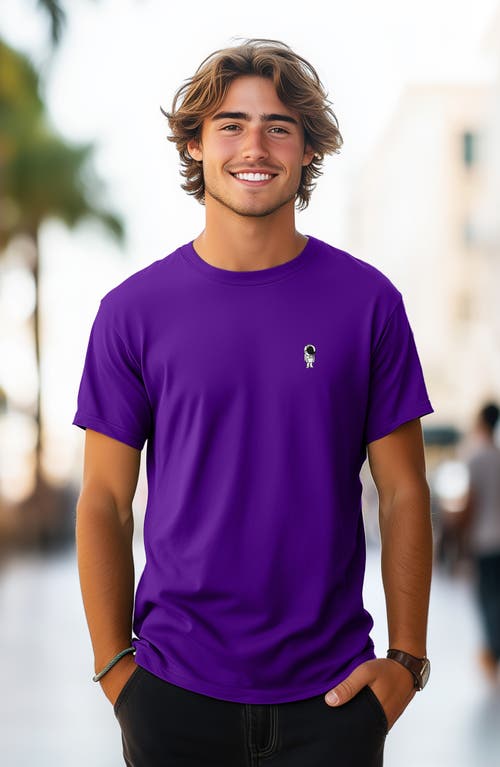 Dalix Astronaut Tee In Purple