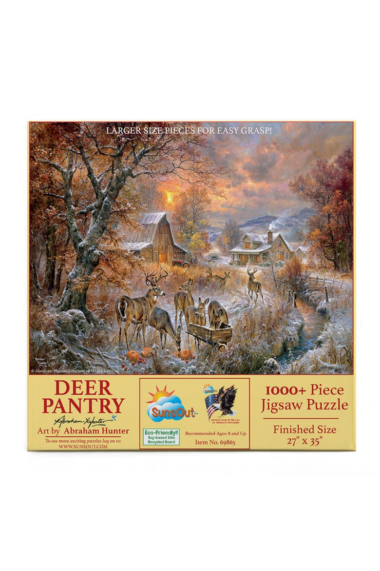 Deer Pantry 1000 piece Jigsaw Puzzle for Adults Large Pieces, Alternate, color, Multicolor