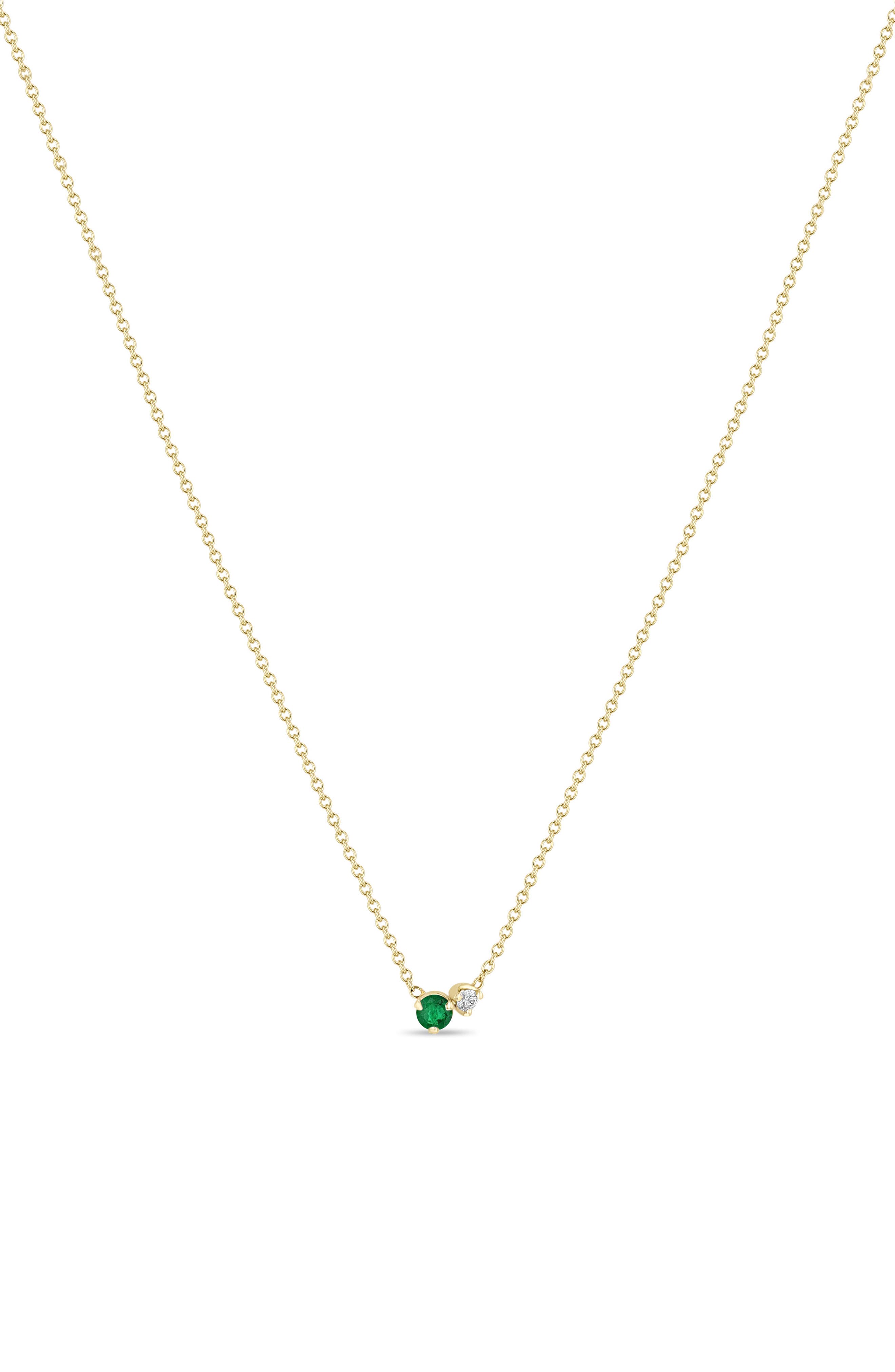 YELLOW GOLD/ EMERALD