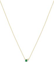 Zoë Chicco 14K Gold Mixed Stone Pendant Necklace