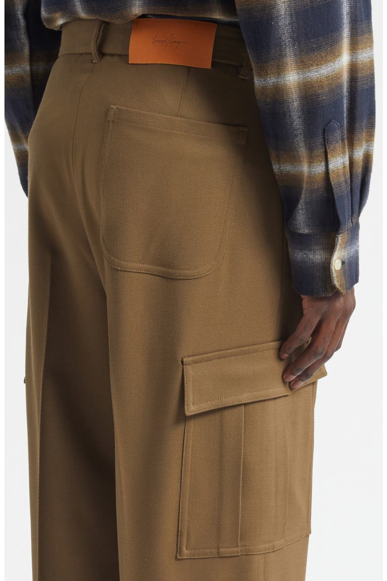 Baja Wool Cargo Pants, Alternate, color, GREEN