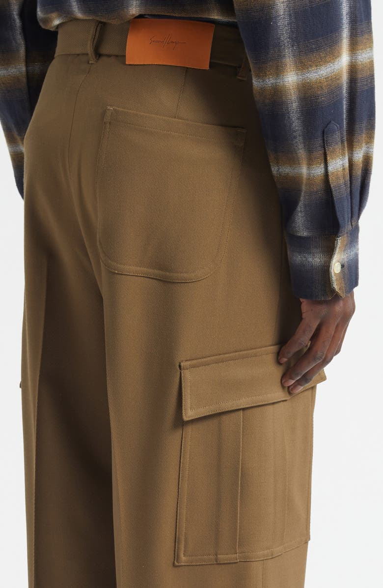 Second Layer Baja Wool Cargo Pants, Alternate, color, Green