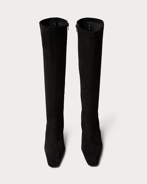 Weworewhat Knee High Glove Boot In Black