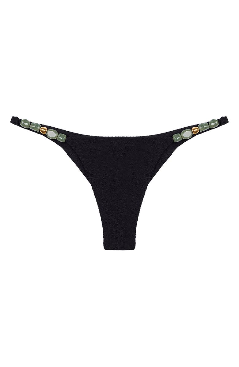 ViX Paula Hermanny Firenze Kiana Bikini Bottoms, Alternate, color, Black