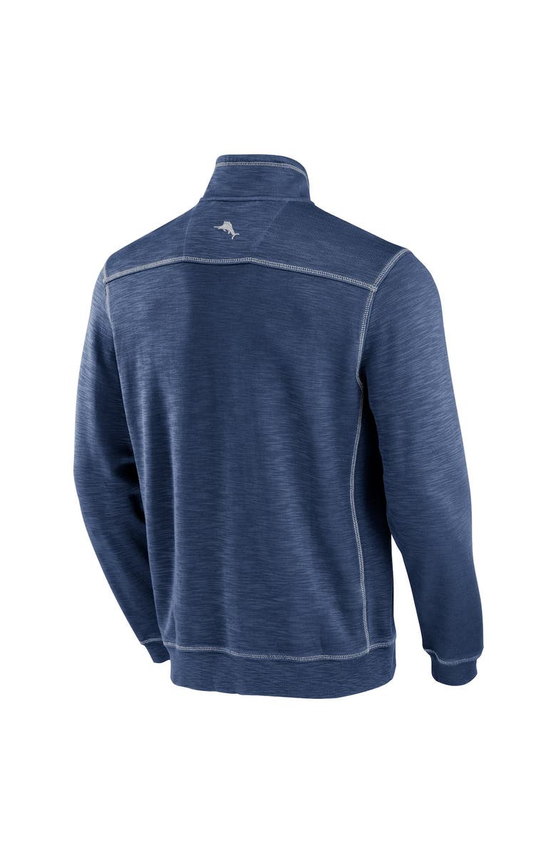 Tommy Bahama Men's Tommy Bahama Navy Seattle Mariners Tobago Bay Tri-Blend Half-Zip Jacket, Alternate, color, 