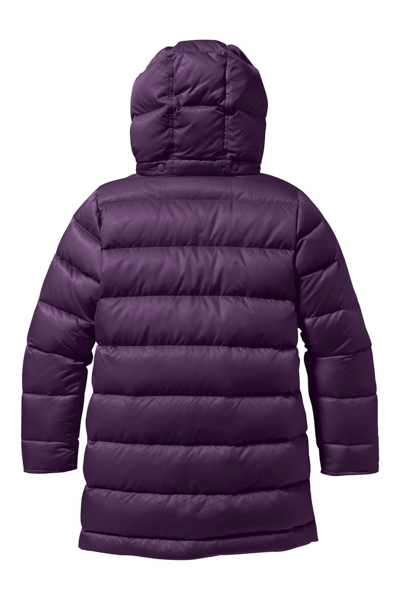 'Down For Fun' Water Repellent Coat, Alternate, color, PANTHER PURPLE