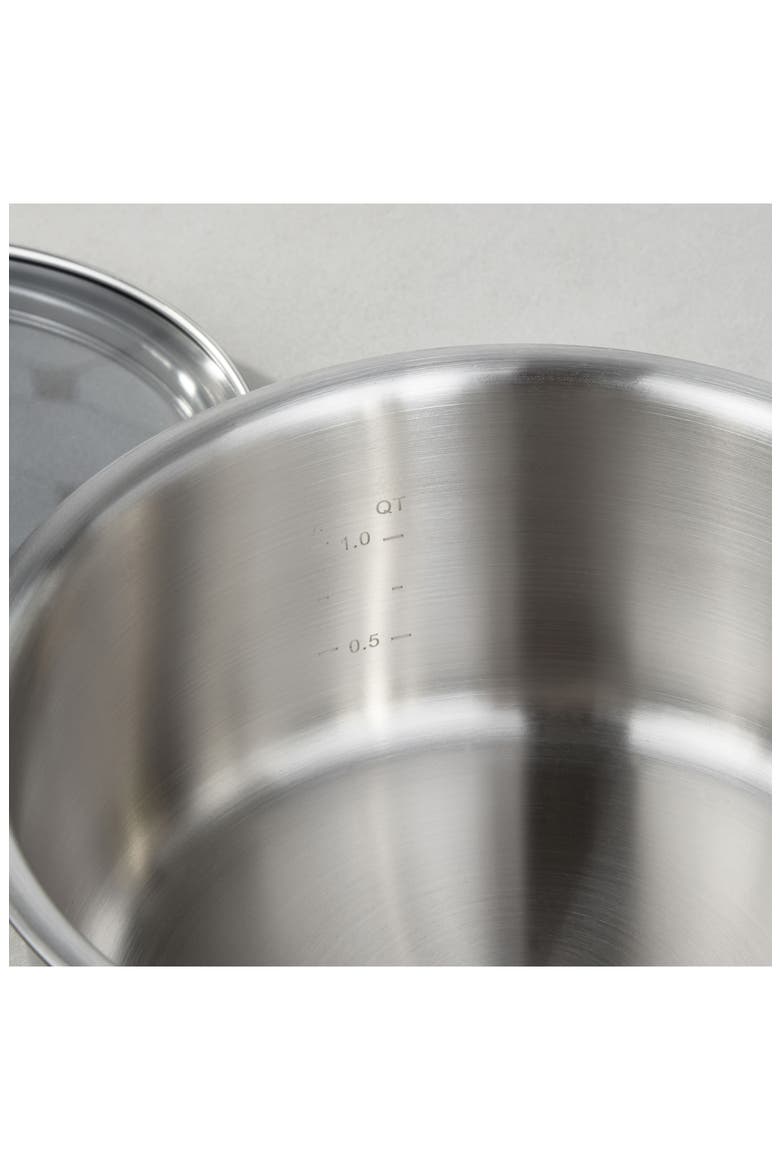 DiNA Helix 7-Piece Cookware Set, Alternate, color, SILVER