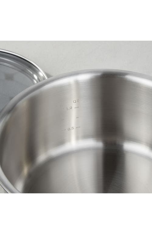 Berghoff Dina Helix 7-piece Cookware Set In Silver