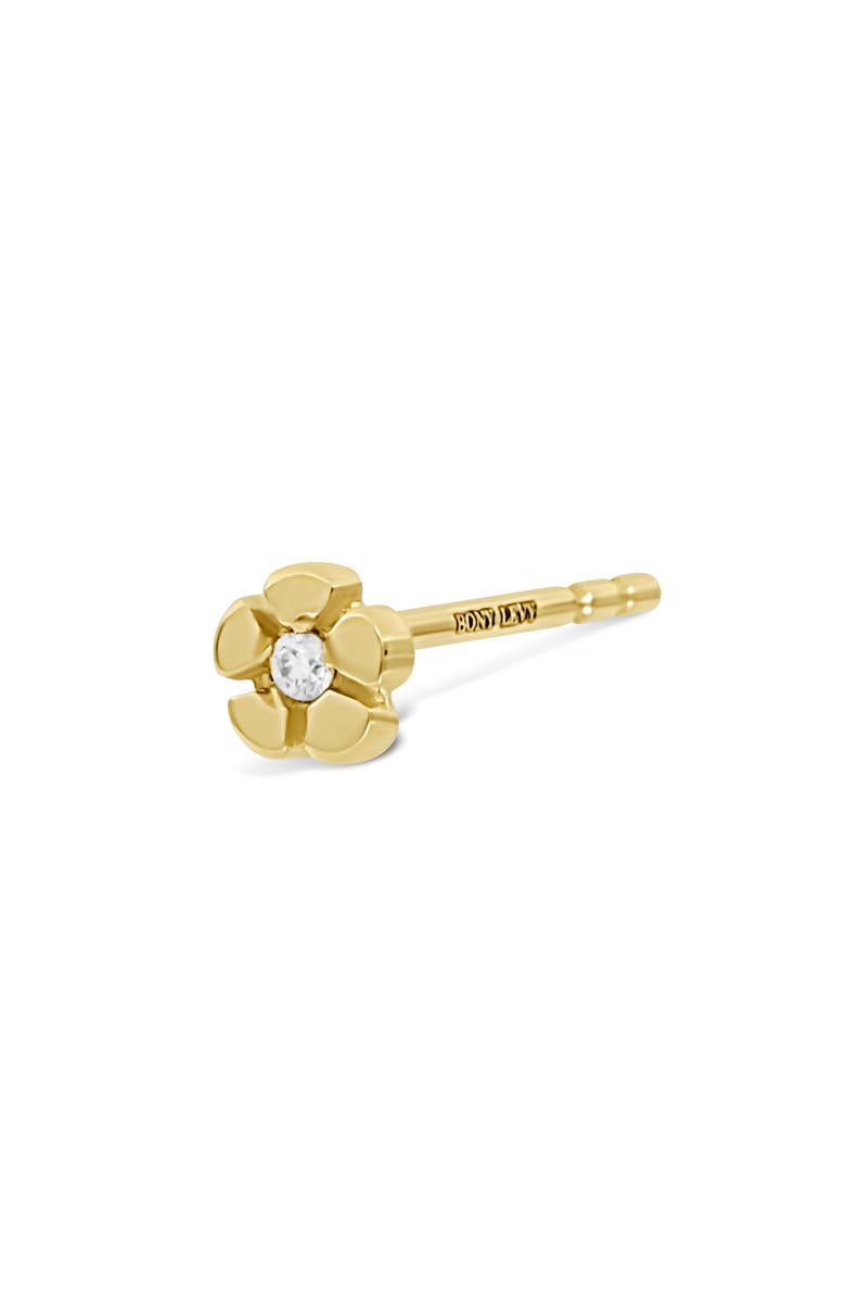 Bony Levy 18K Yellow Gold Diamond Flower Stud Earrings, Alternate, color,