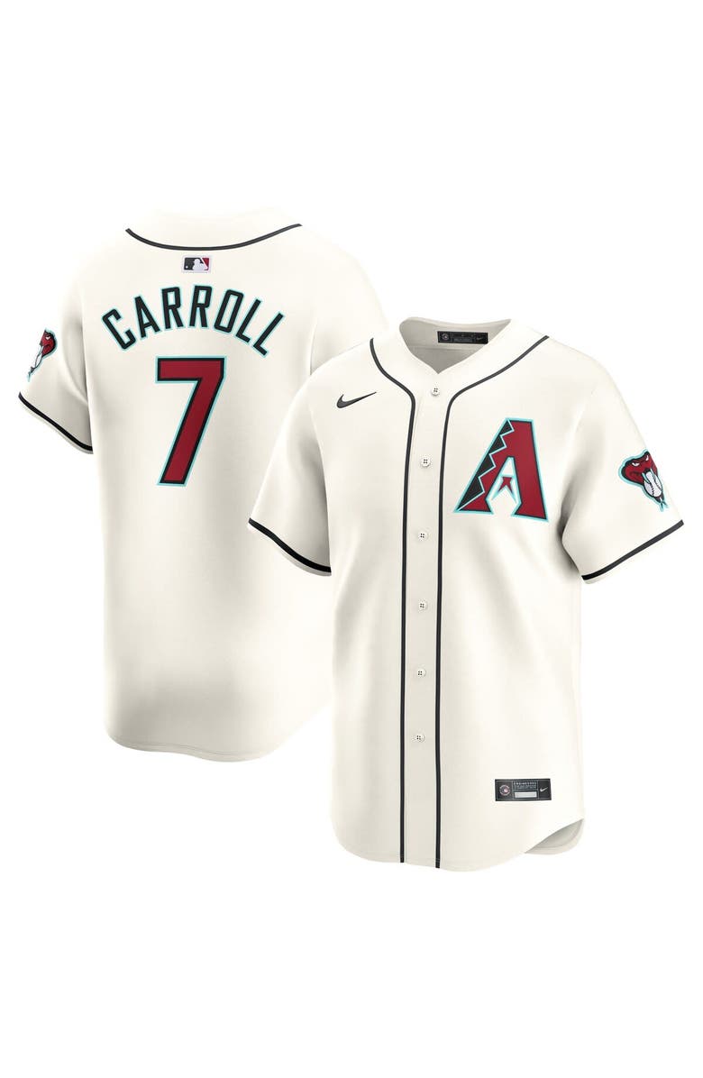 Nike Men's Nike Corbin Carroll White Arizona Diamondbacks Home Limited Player Jersey, Main, color, White