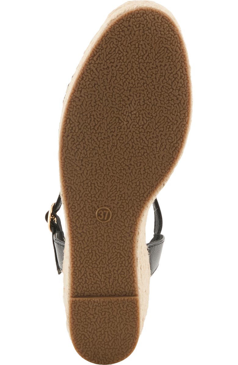 AZURA BY SPRING STEP Espalli Espadrille Wedge, Alternate, color, Black