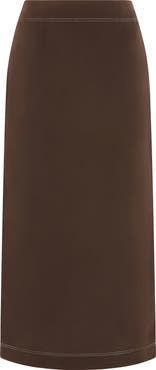 ALIGNE Mia Topstitch Detail Skirt