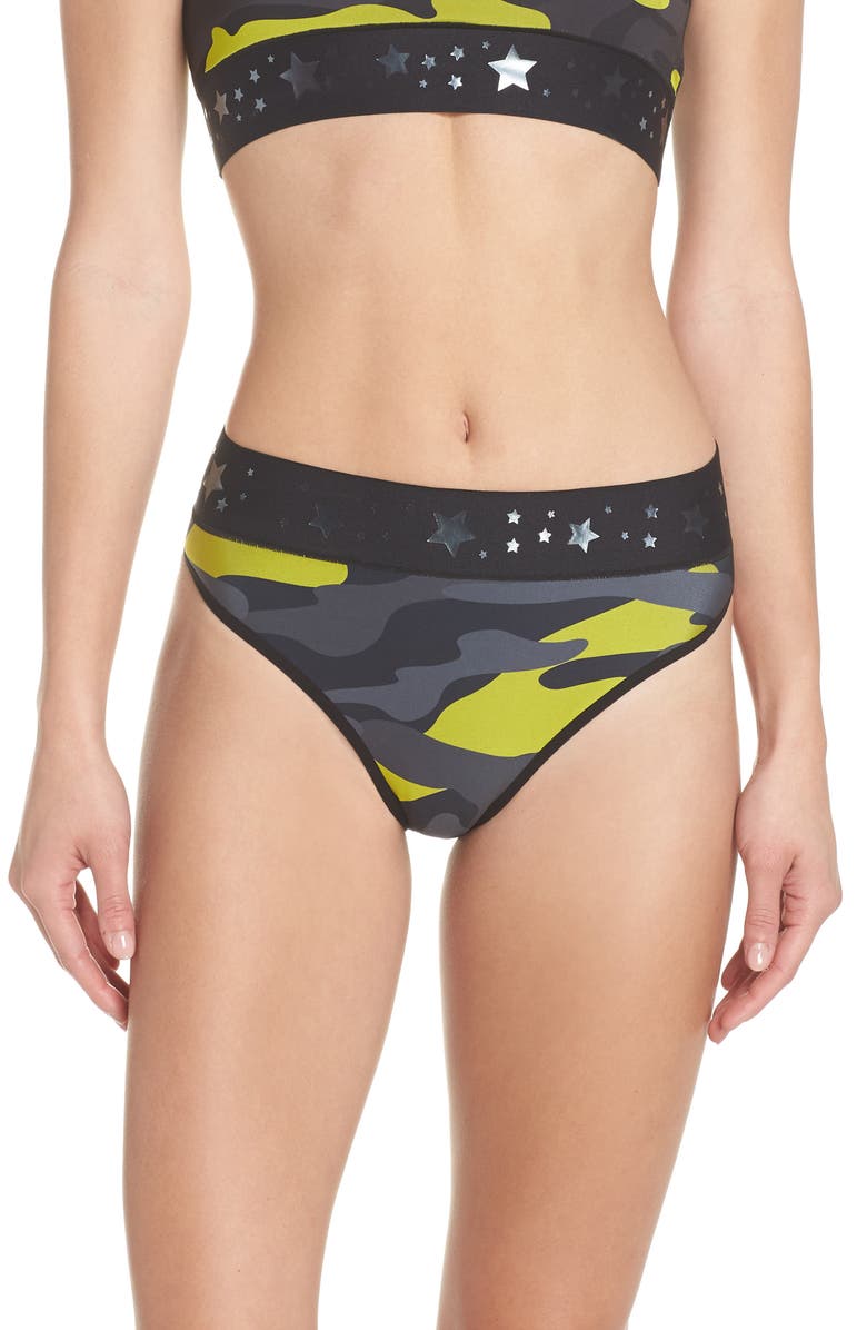 Ultracor Argon Camo High Waist Bikini Bottoms, Main, color,
