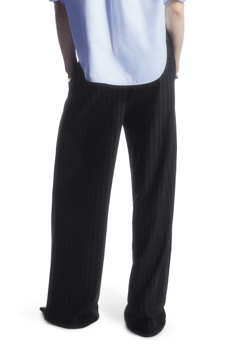 COS Pinstripe Trousers, Alternate, color, 