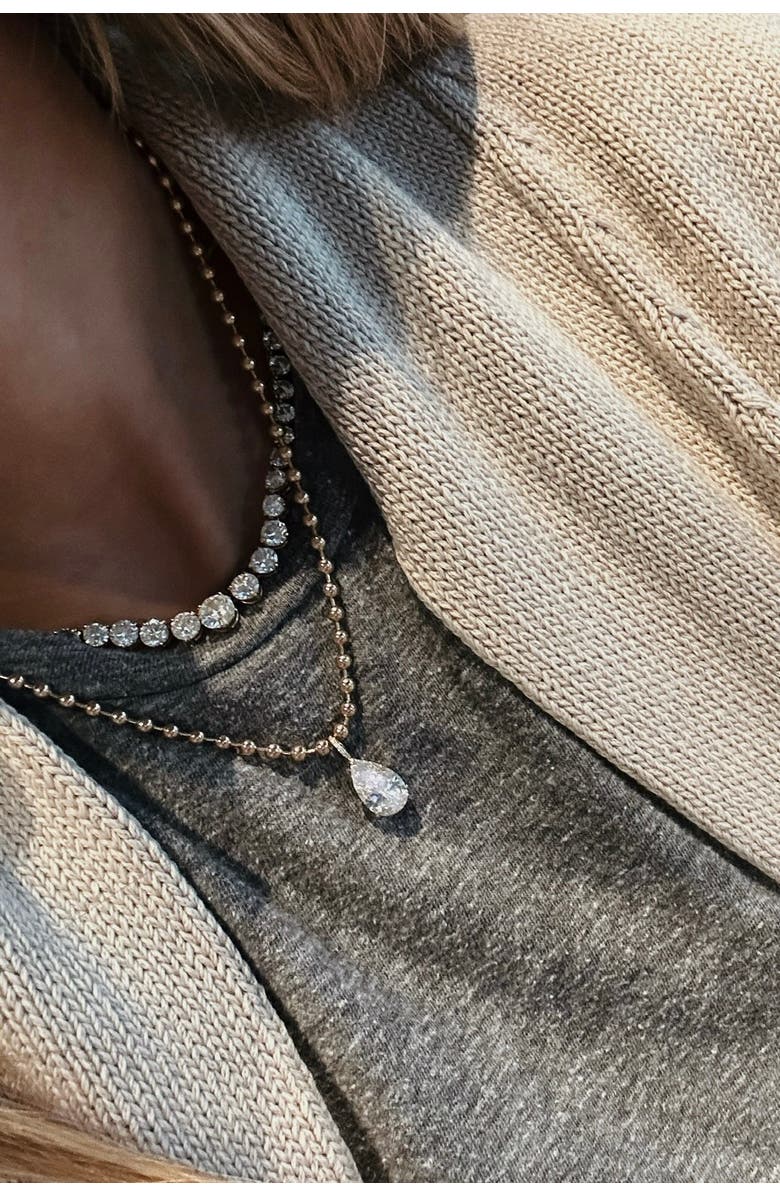 Alexa Leigh Power Necklace, Alternate, color, Yellow Gold
