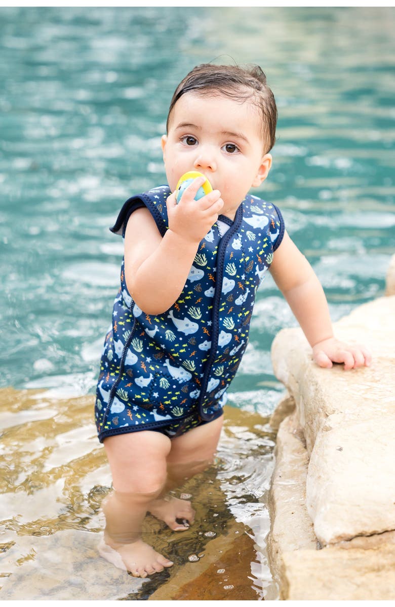 Splash About Baby Wrap Neoprene Wetsuit, Alternate, color, Shark Reef